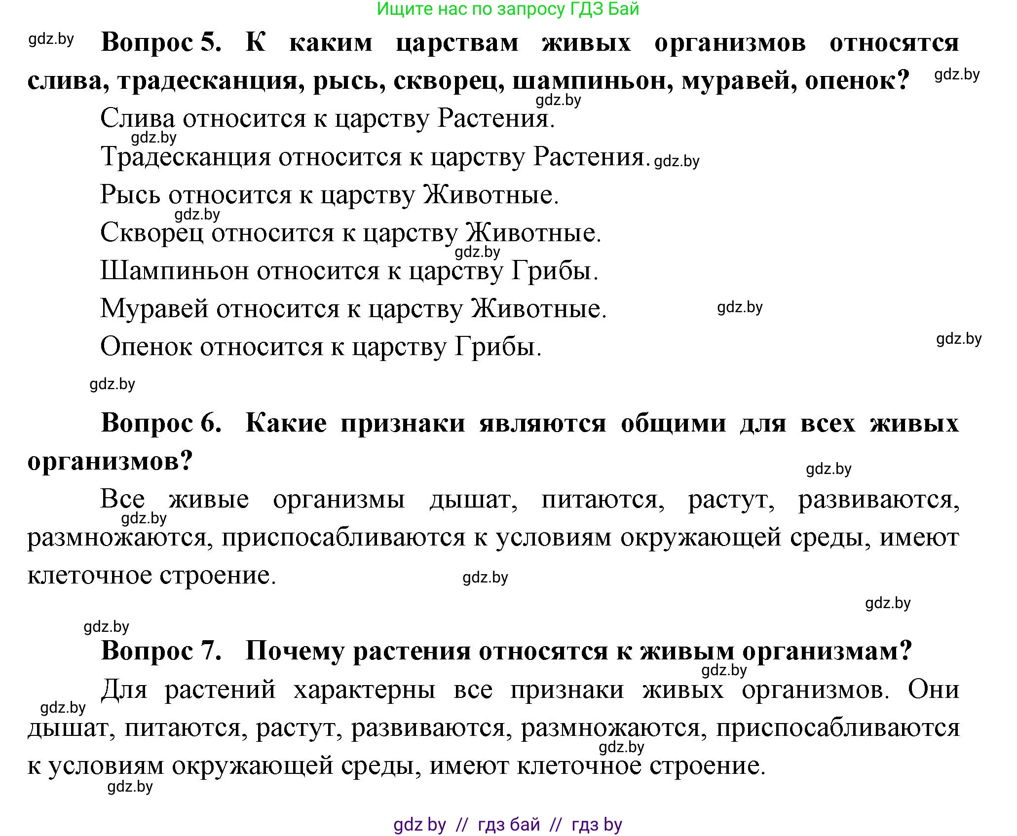 Биология, 6 класс рабочая тетрадь, авторы: Лисов Николай Дмитриевич, Борщевская Елена Валерьевна, издательство Аверсэв, Минск, 2021, жёлтого цвета, страница 32, номер 9, Решение (продолжение 2)