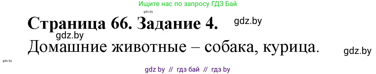 Биология, 6 класс рабочая тетрадь, авторы: Лисов Николай Дмитриевич, Борщевская Елена Валерьевна, издательство Аверсэв, Минск, 2021, жёлтого цвета, страница 66, номер 4, Решение