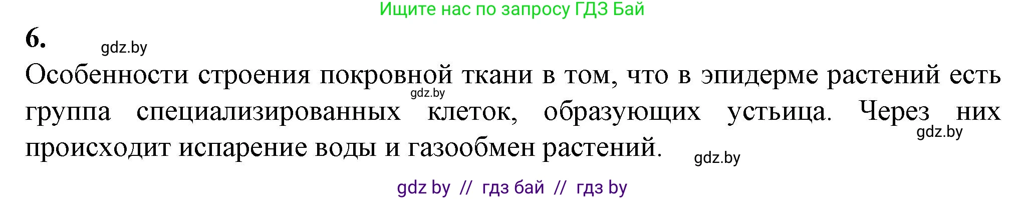 Биология, 7 класс Тетрадь для лабораторных и практических работ, автор: Лисов Николай Дмитриевич, издательство Аверсэв, Минск, 2022, зелёного цвета, страница 18, номер 6, Решение