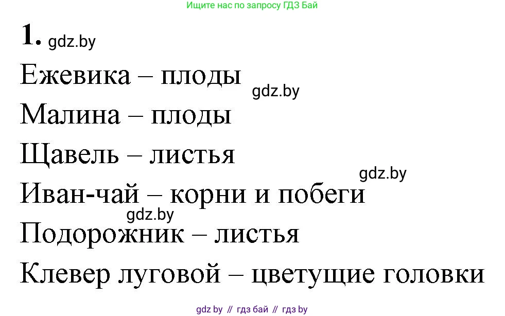 Биология, 7 класс рабочая тетрадь, автор: Лисов Николай Дмитриевич, издательство Аверсэв, Минск, 2022, коричневого цвета, страница 88, номер 1, Решение