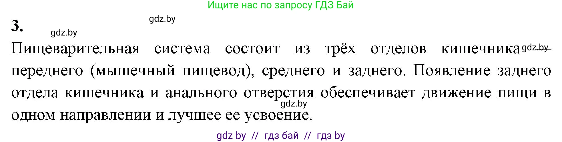Биология, 8 класс рабочая тетрадь, автор: Лисов Николай Дмитриевич, издательство Аверсэв, Минск, 2018, зелёного цвета, страница 11, номер 3, Решение