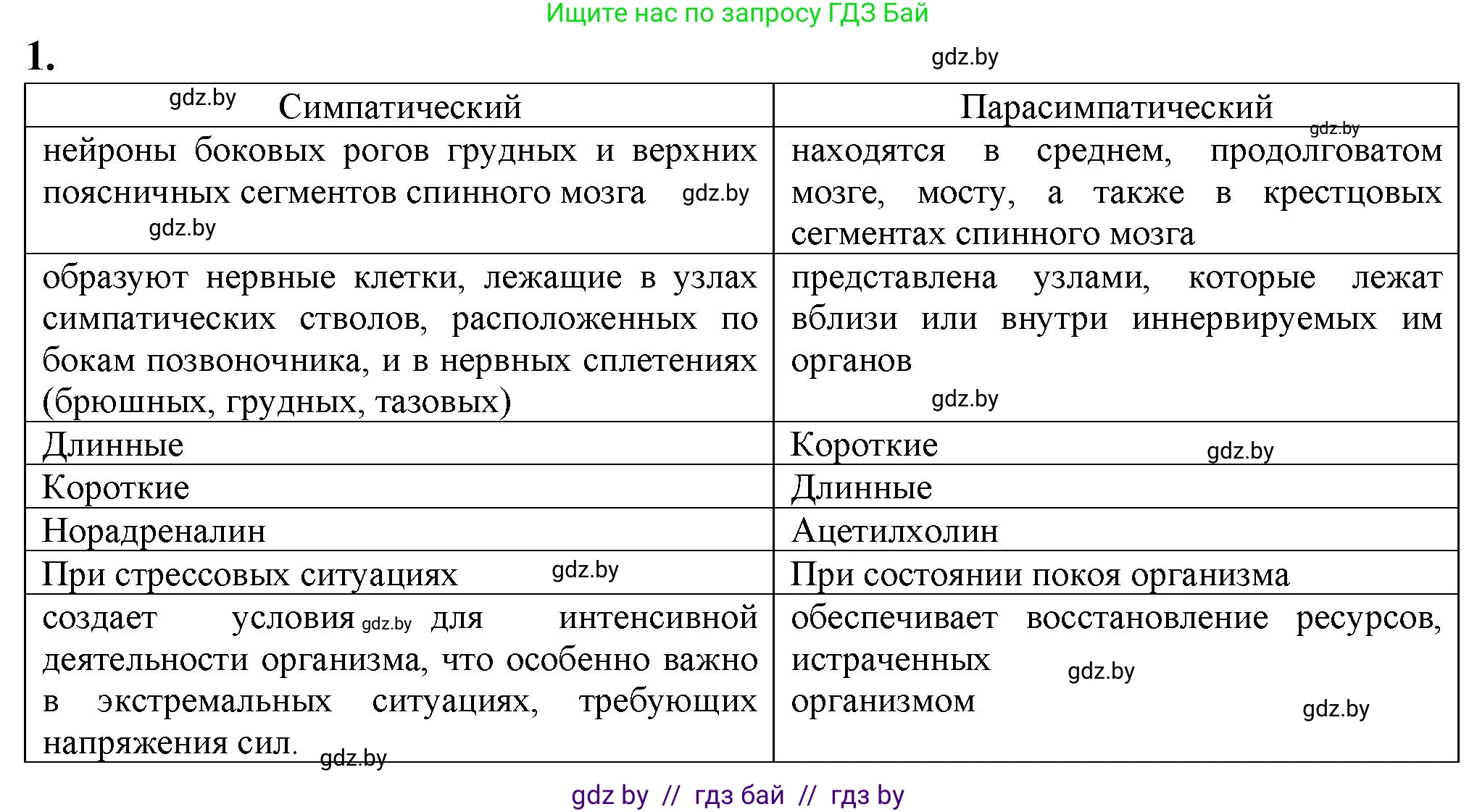 Биология, 9 класс рабочая тетрадь, авторы: Борисов Олег Леонидович, Антипенко Алеся Анатольевна, Мащенко Михаил Васильевич, издательство Аверсэв, Минск, 2019, салатового цвета, страница 22, номер 1, Решение