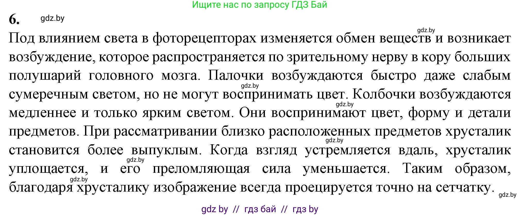 Биология, 9 класс рабочая тетрадь, авторы: Борисов Олег Леонидович, Антипенко Алеся Анатольевна, Мащенко Михаил Васильевич, издательство Аверсэв, Минск, 2019, салатового цвета, страница 28, номер 6, Решение