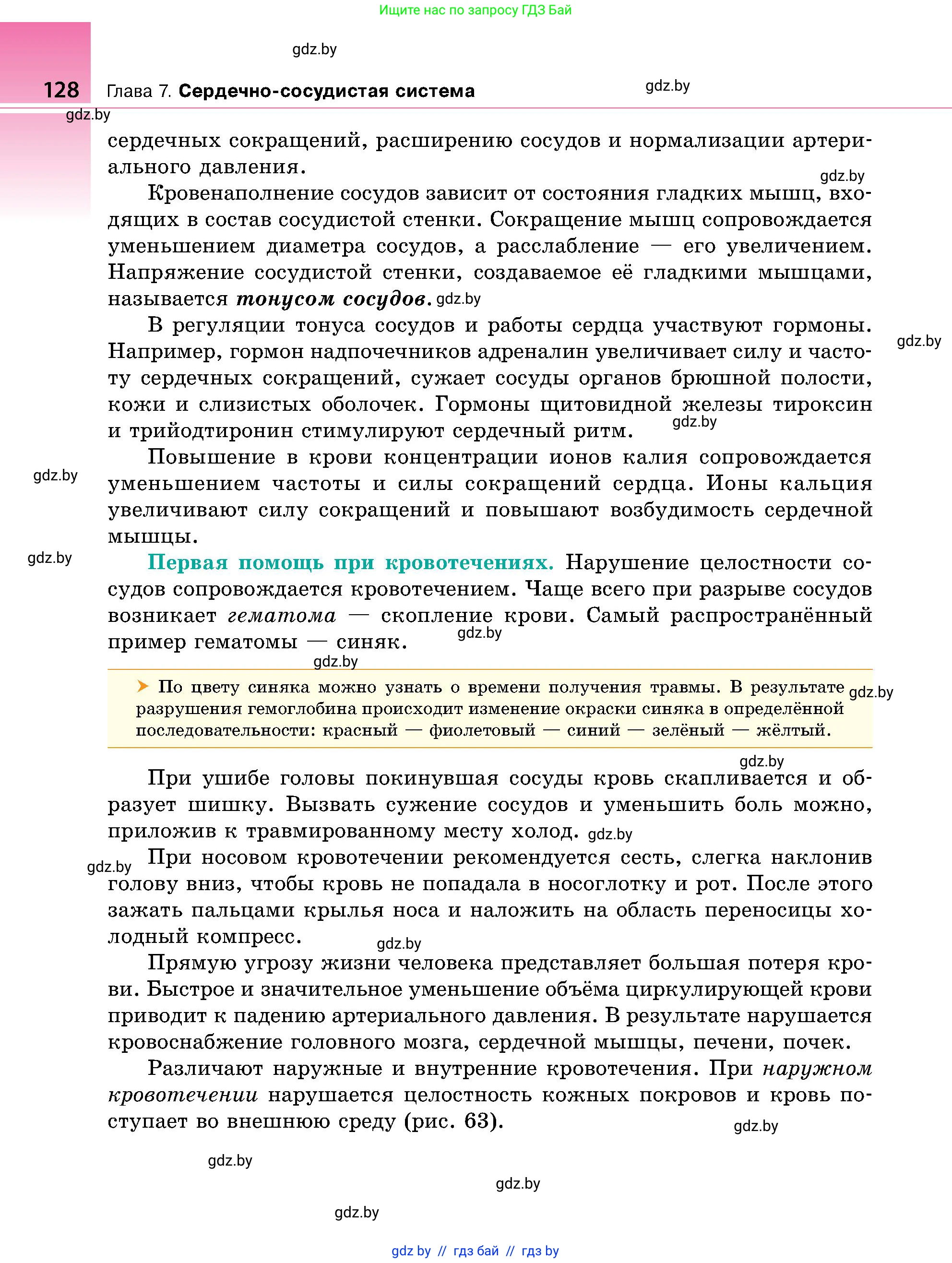 Биология, 9 класс Учебник, авторы: Борисов Олег Леонидович, Антипенко Алеся Анатольевна, Рогожников Олег Николаевич, издательство Адукацыя i выхаванне, Минск, 2025, бирюзового цвета, страница 128