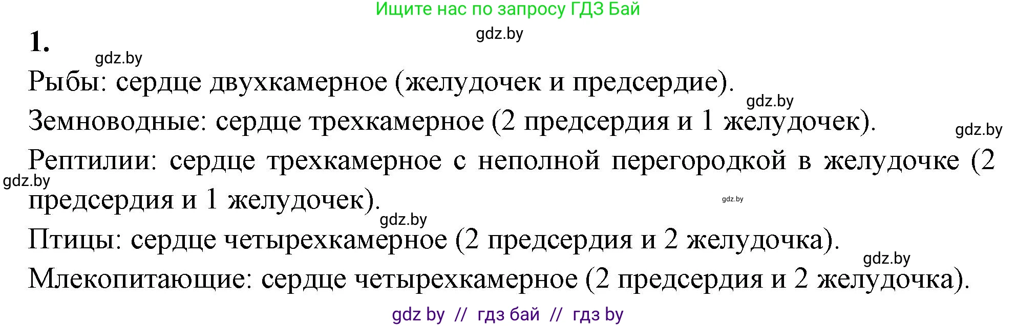 Биология, 9 класс рабочая тетрадь, автор: Лисов Николай Дмитриевич, издательство Аверсэв, Минск, 2021, оранжевого цвета, страница 70, номер 1, Решение