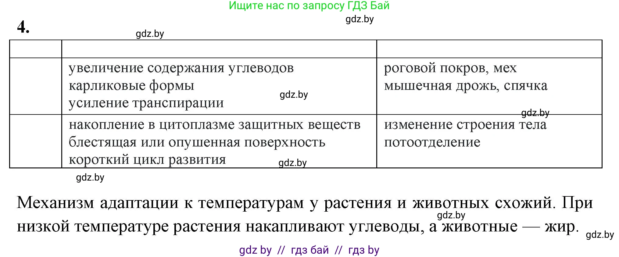Биология, 10 класс рабочая тетрадь, автор: Хруцкая Тамара Викторовна, издательство Аверсэв, Минск, 2020, оранжевого цвета, страница 15, номер 4, Решение