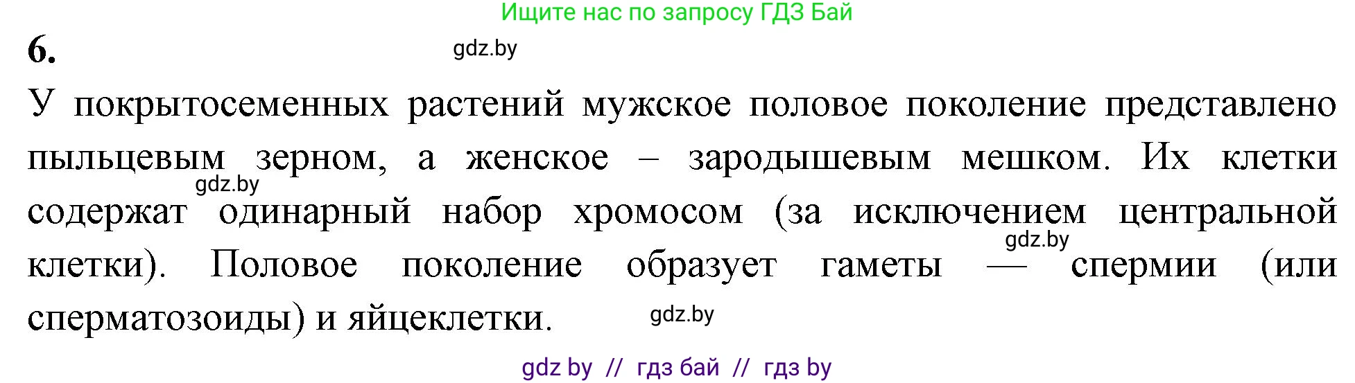 Биология, 10 класс рабочая тетрадь, автор: Хруцкая Тамара Викторовна, издательство Аверсэв, Минск, 2020, оранжевого цвета, страница 62, номер 6, Решение