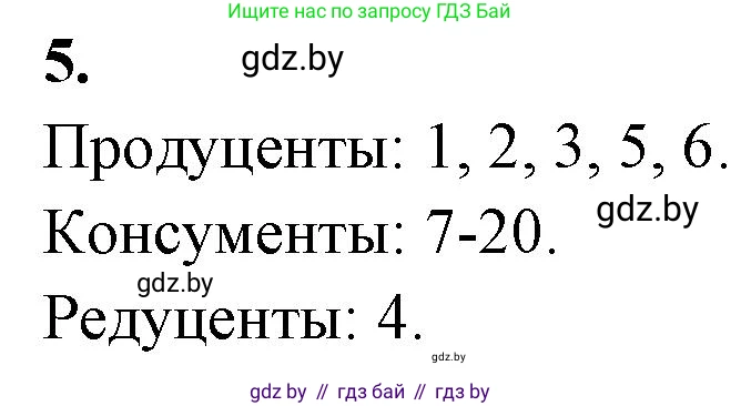 Биология, 10 класс рабочая тетрадь, автор: Хруцкая Тамара Викторовна, издательство Аверсэв, Минск, 2020, оранжевого цвета, страница 92, номер 5, Решение