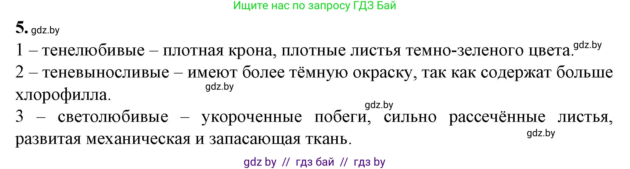 Биология, 10 класс рабочая тетрадь, авторы: Маглыш Сабина Степановна, Кравченко Вячеслав Анатольевич, издательство Аверсэв, Минск, 2021, страница 31, номер 5, Решение