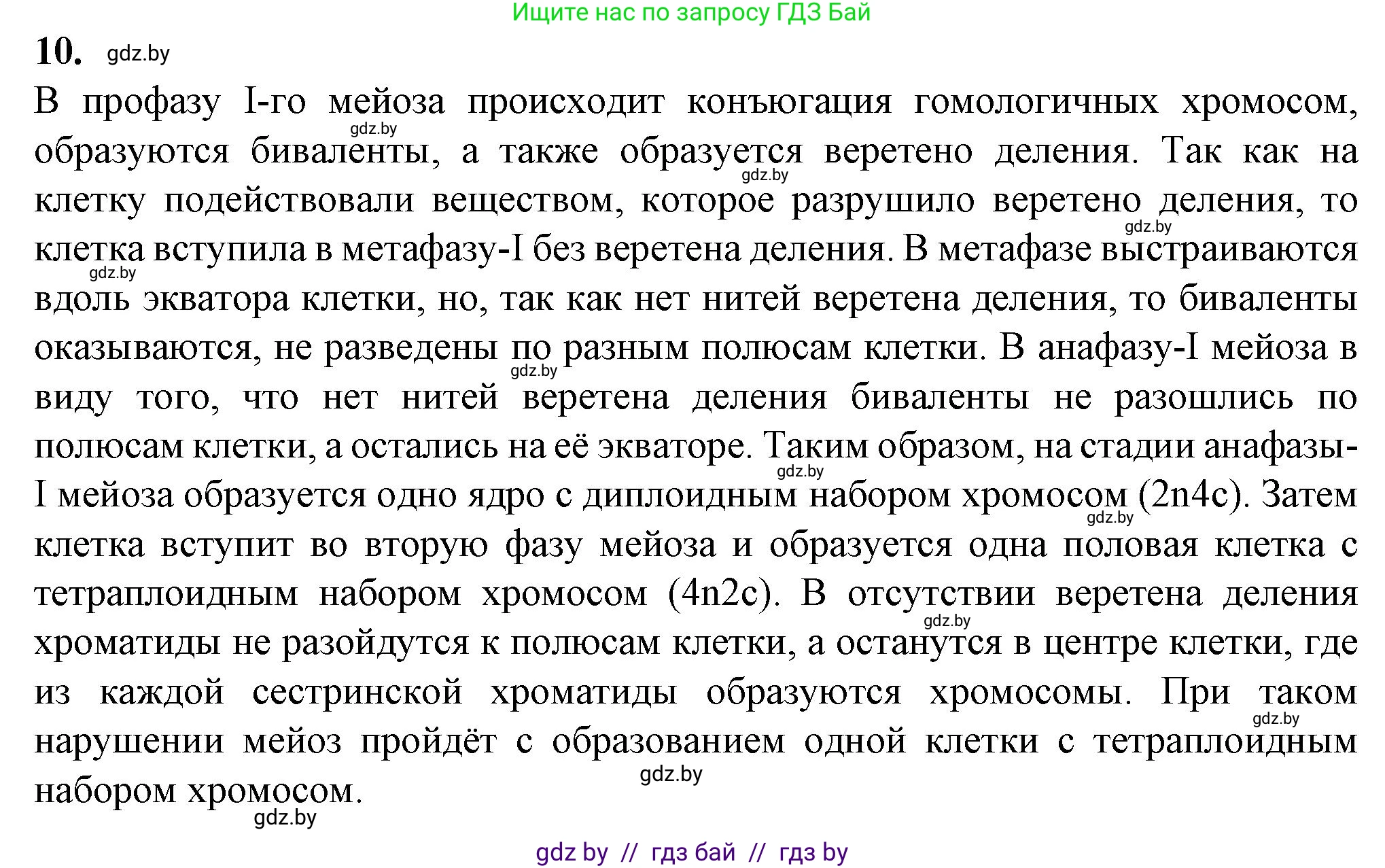 Биология, 11 класс Тетрадь для лабораторных и практических работ, автор: Хруцкая Тамара Викторовна, издательство Аверсэв, Минск, 2021, жёлтого цвета, страница 38, номер 10, Решение