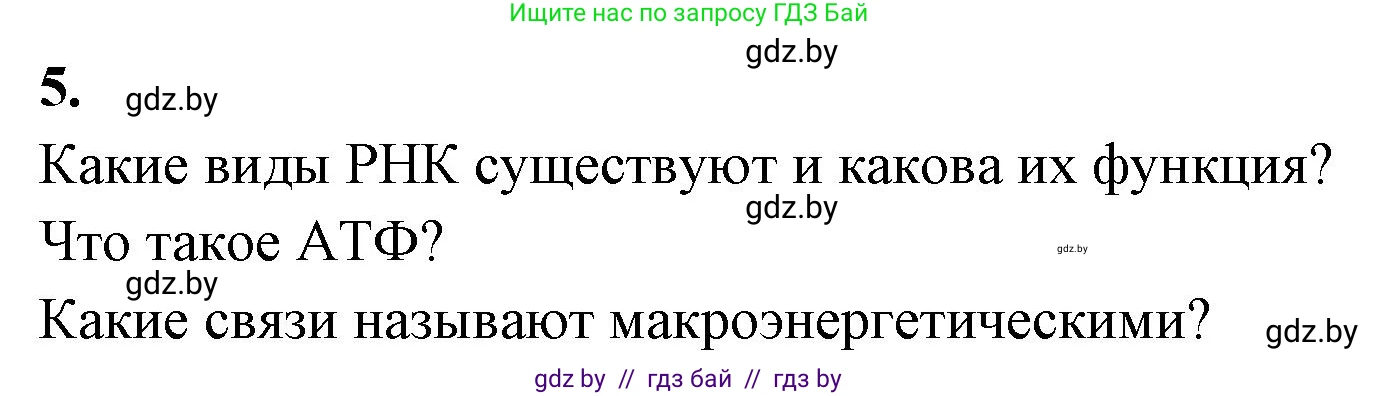 Биология, 11 класс рабочая тетрадь, автор: Хруцкая Тамара Викторовна, издательство Аверсэв, Минск, 2021, зелёного цвета, страница 17, номер 5, Решение