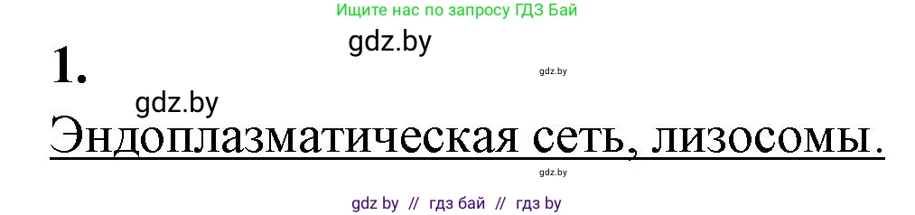 Биология, 11 класс рабочая тетрадь, автор: Хруцкая Тамара Викторовна, издательство Аверсэв, Минск, 2021, зелёного цвета, страница 24, номер 1, Решение