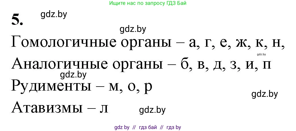 Биология, 11 класс рабочая тетрадь, автор: Хруцкая Тамара Викторовна, издательство Аверсэв, Минск, 2021, зелёного цвета, страница 93, номер 5, Решение
