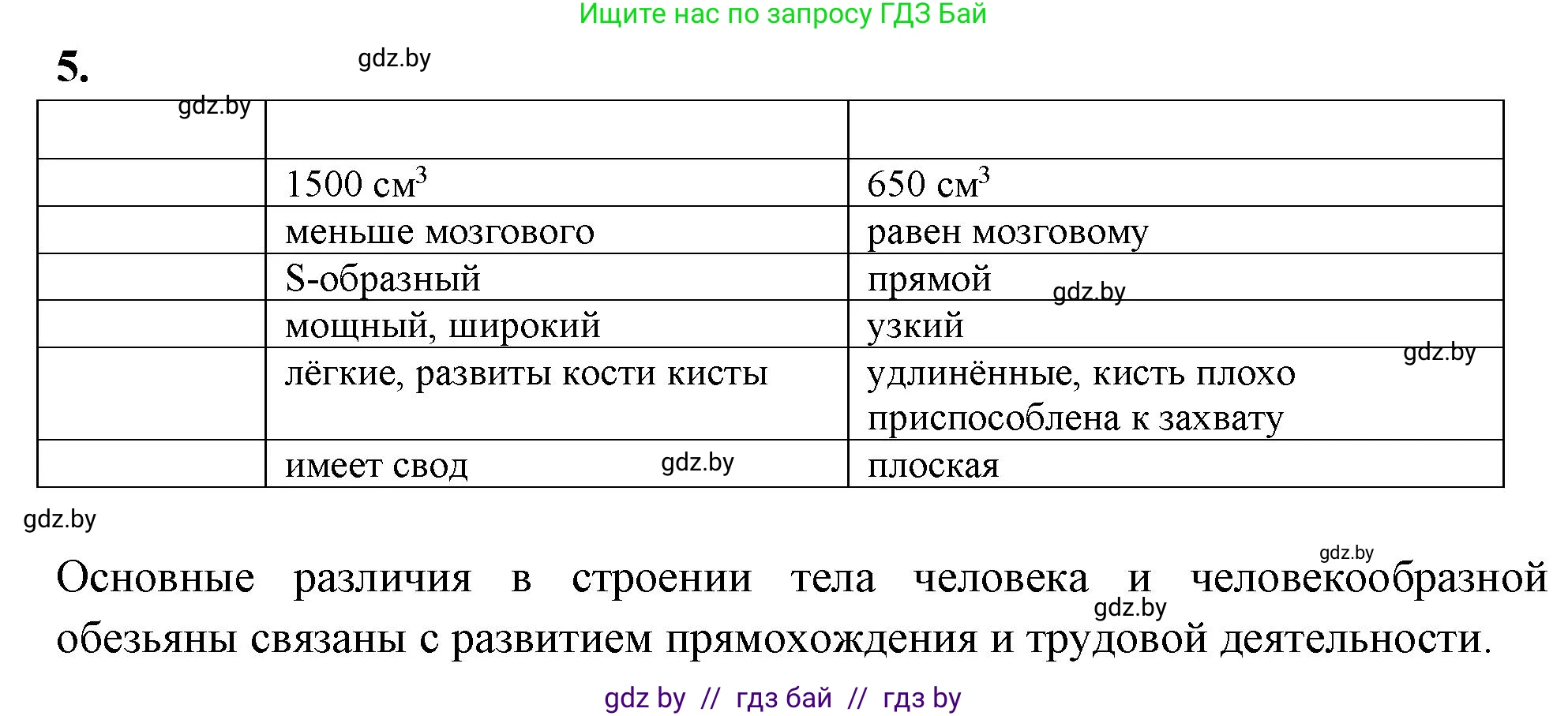 Биология, 11 класс рабочая тетрадь, автор: Хруцкая Тамара Викторовна, издательство Аверсэв, Минск, 2021, зелёного цвета, страница 102, номер 5, Решение