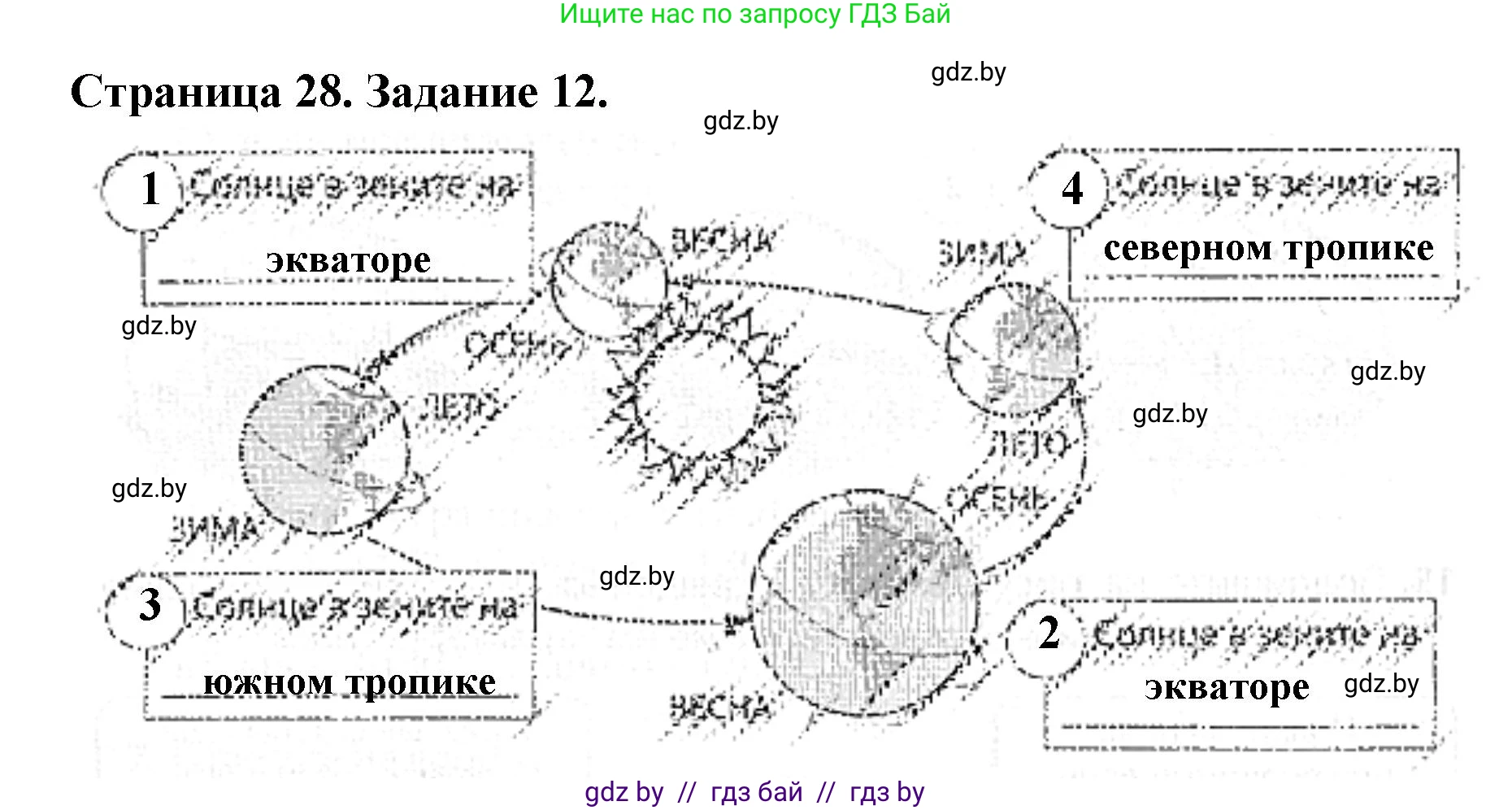 Человек и мир, 5 класс Практикум, авторы: Кольмакова Елена Генадьевна, Сарычева Ольга Владимировна, издательство Аверсэв, Минск, 2022, голубого цвета, страница 28, номер 12, Решение