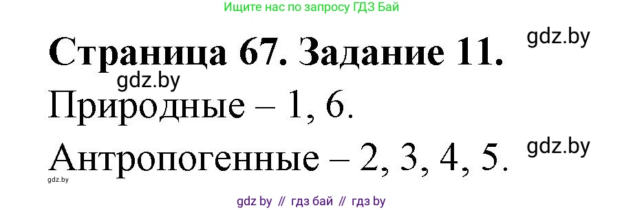 Человек и мир, 5 класс Практикум, авторы: Кольмакова Елена Генадьевна, Сарычева Ольга Владимировна, издательство Аверсэв, Минск, 2022, голубого цвета, страница 67, номер 11, Решение