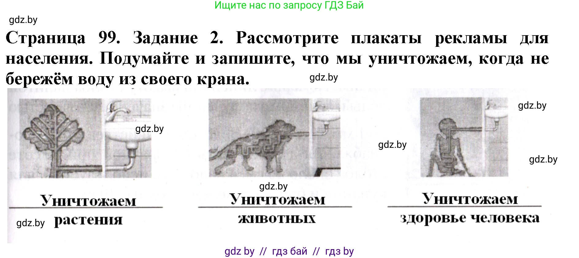 Человек и мир, 5 класс рабочая тетрадь, авторы: Лопух Пётр Степанович, Шкель Людмила Валерьевна, издательство Аверсэв, Минск, 2022, страница 99, номер 2, Решение