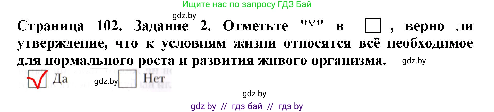 Человек и мир, 5 класс рабочая тетрадь, авторы: Лопух Пётр Степанович, Шкель Людмила Валерьевна, издательство Аверсэв, Минск, 2022, страница 102, номер 2, Решение