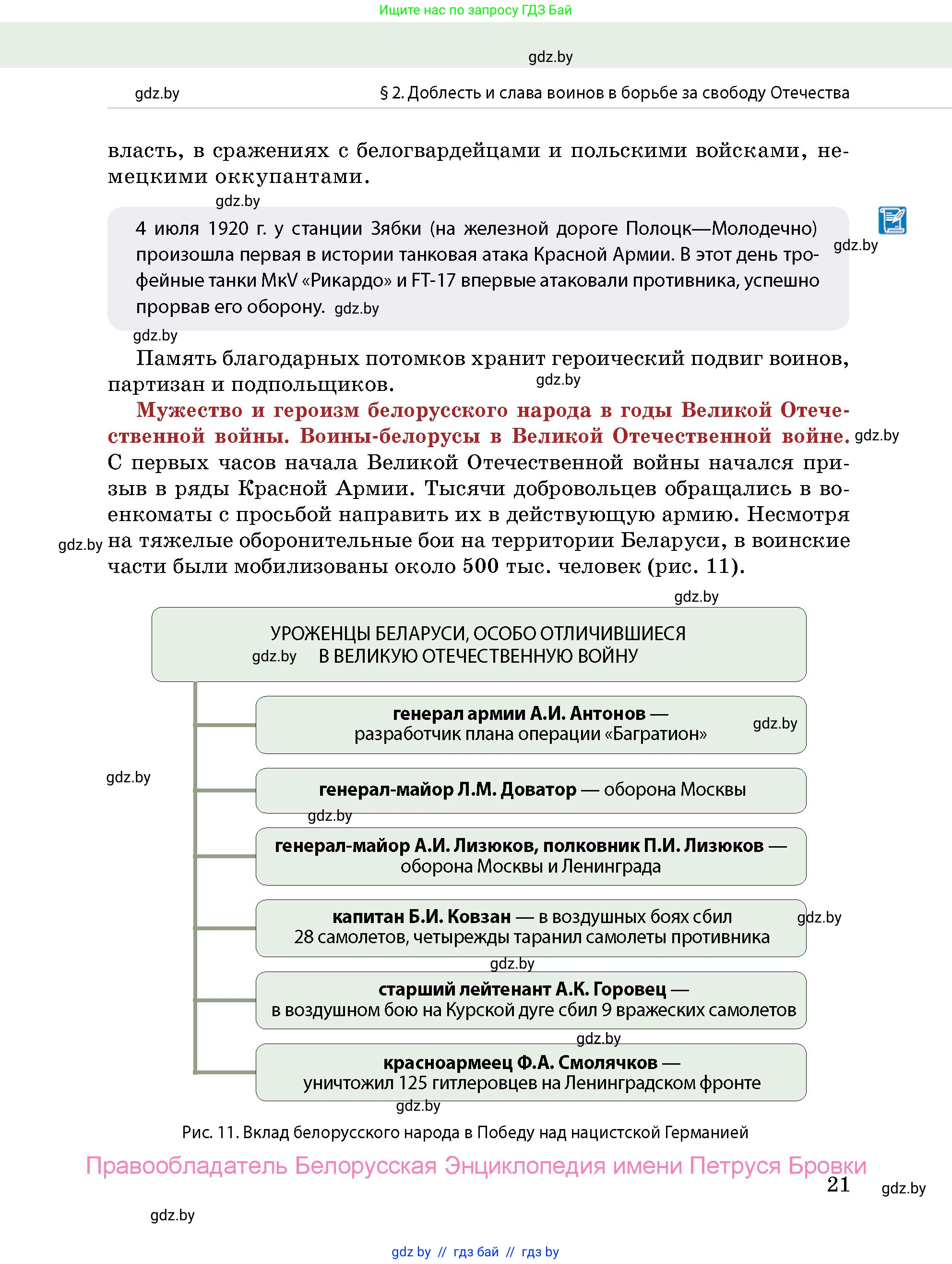 допризывная подготовка, 10-11 класс Учебник, авторы: Драгунов Вадим Валерьевич, Богдан Василий Генрихович, Городниченко Александр Николаевич, Дроговоз И Г, Кирпичев С Н, Мирончук С П, Павлющик А А, Ржеутский Л Я, Савчанчик С А, Стринкевич А Л, Хатешев Н С, Шелудков И Г, Шуканов С В, издательство Белорусская Энциклопедия имени Петруся Бровки, Минск, 2019, страница 21