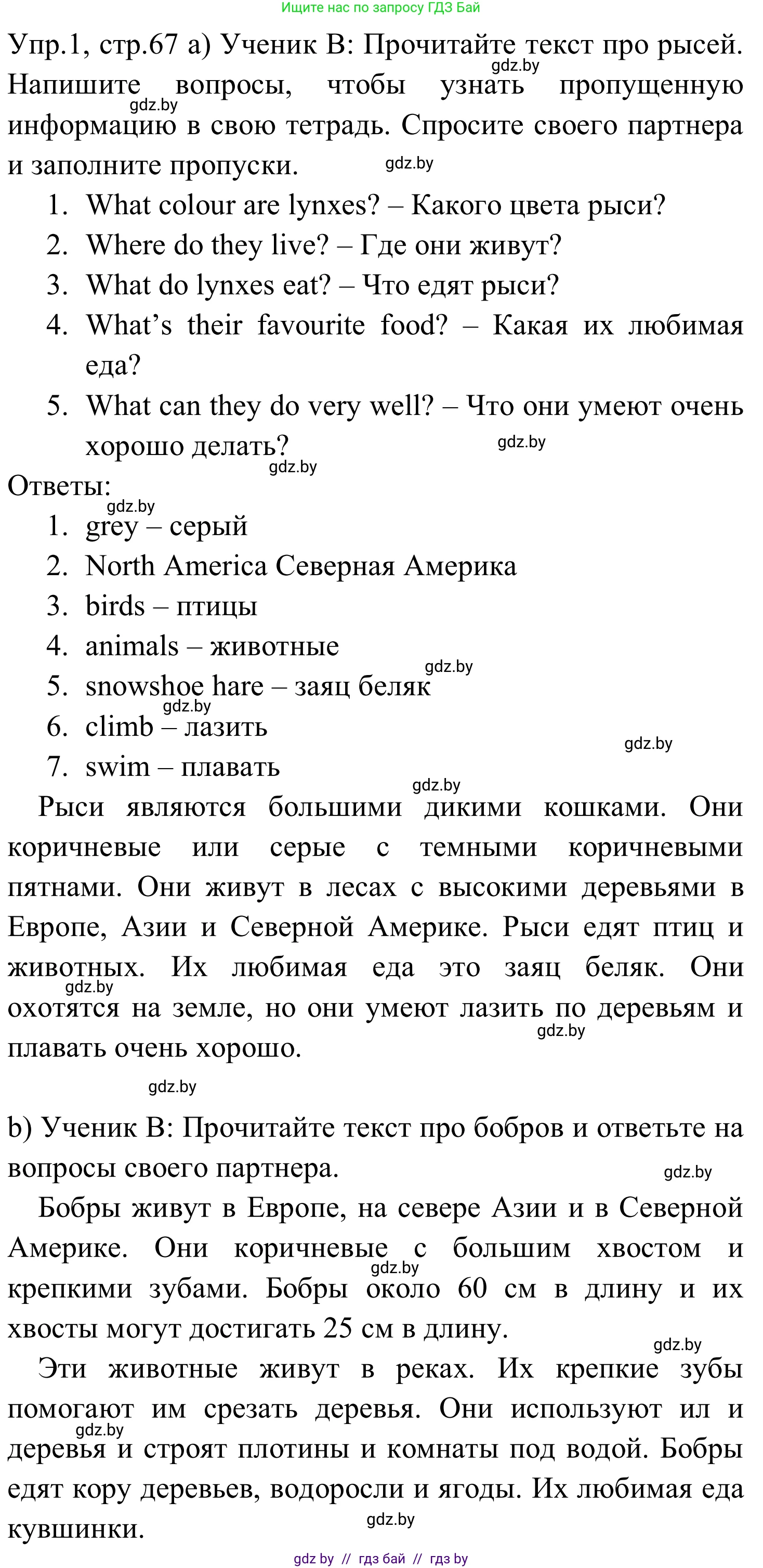 Английский язык (english), 5 класс практикум (activity book ), авторы: Демченко Наталья Валентиновна, Севрюкова Татьяна Юрьевна, Наумова Елена Георгиевна, Лапицкая Людмила Михайловна (Lapitskaya Ludmila), Юхнель Наталья Валентиновна, издательство Аверсэв, Минск, 2019, зелёного цвета, Часть 2, страница 67, Решение 2 (продолжение 2)