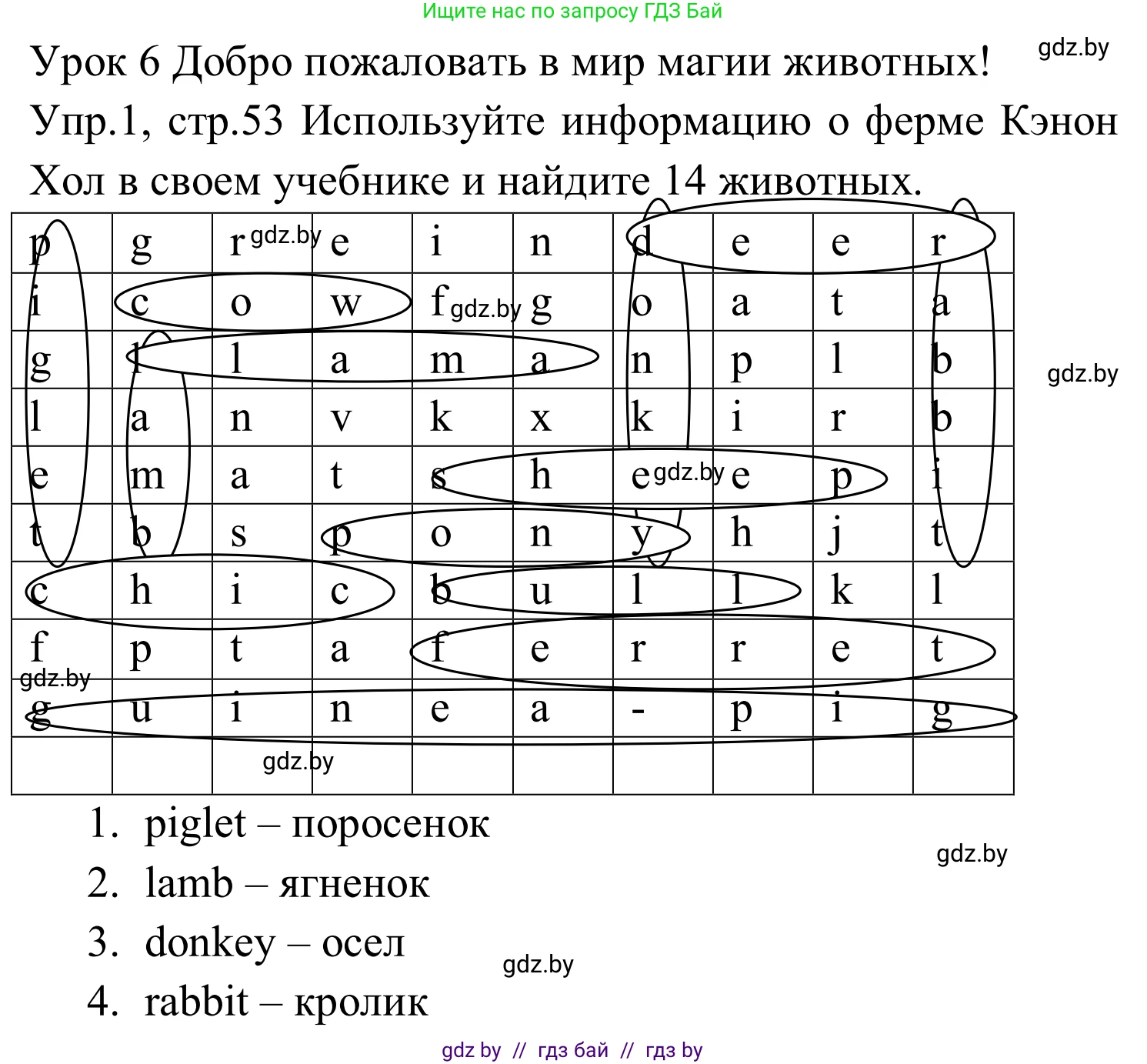 Английский язык (english), 5 класс практикум (activity book ), авторы: Демченко Наталья Валентиновна, Севрюкова Татьяна Юрьевна, Наумова Елена Георгиевна, Лапицкая Людмила Михайловна (Lapitskaya Ludmila), Юхнель Наталья Валентиновна, издательство Аверсэв, Минск, 2019, зелёного цвета, Часть 2, страница 53, номер 1, Решение 2