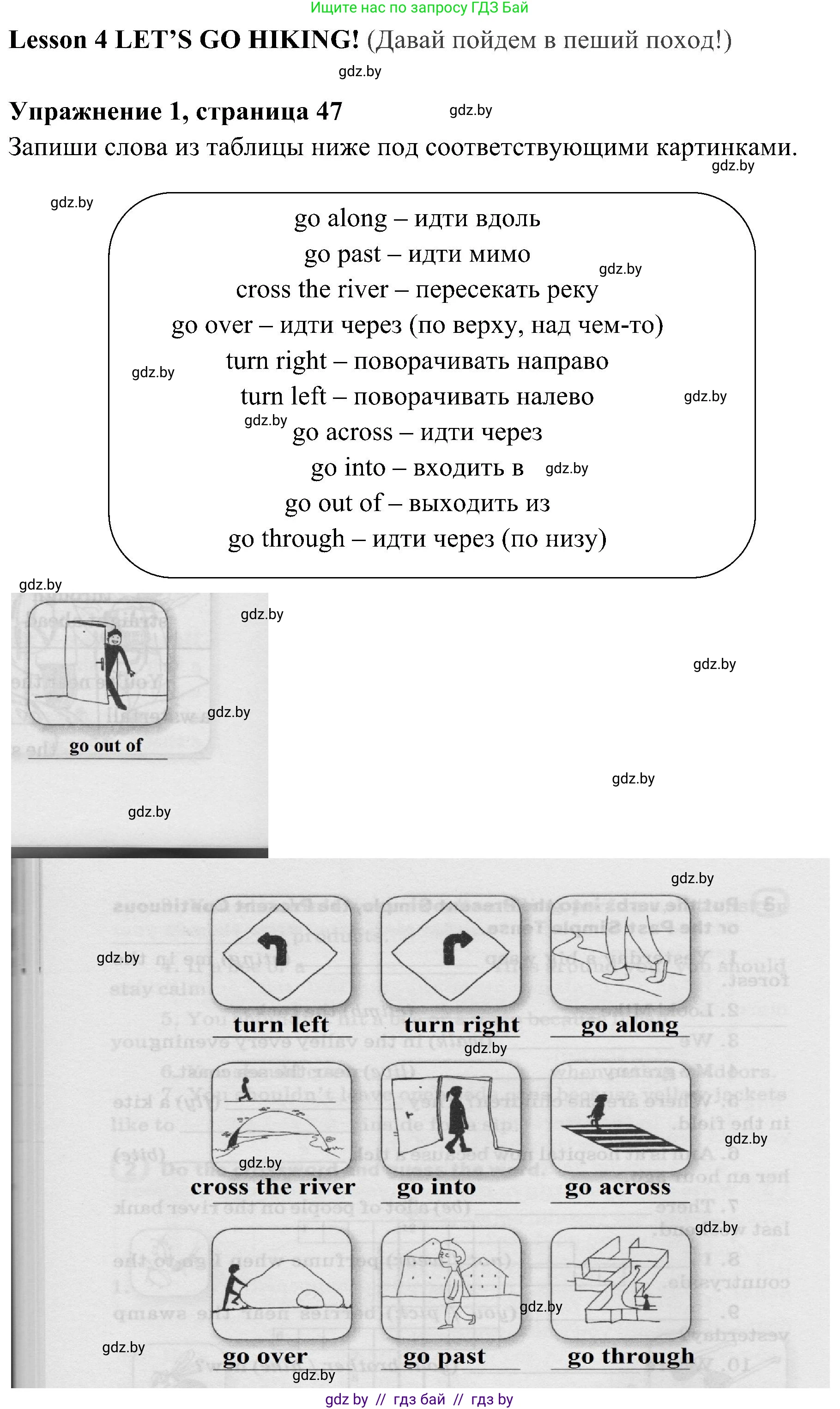 Английский язык (english), 5 класс практикум (activity book ), авторы: Демченко Наталья Валентиновна, Севрюкова Татьяна Юрьевна, Наумова Елена Георгиевна, Лапицкая Людмила Михайловна (Lapitskaya Ludmila), Юхнель Наталья Валентиновна, издательство Аверсэв, Минск, 2019, зелёного цвета, Часть 2, страница 47, номер 1, Решение 1