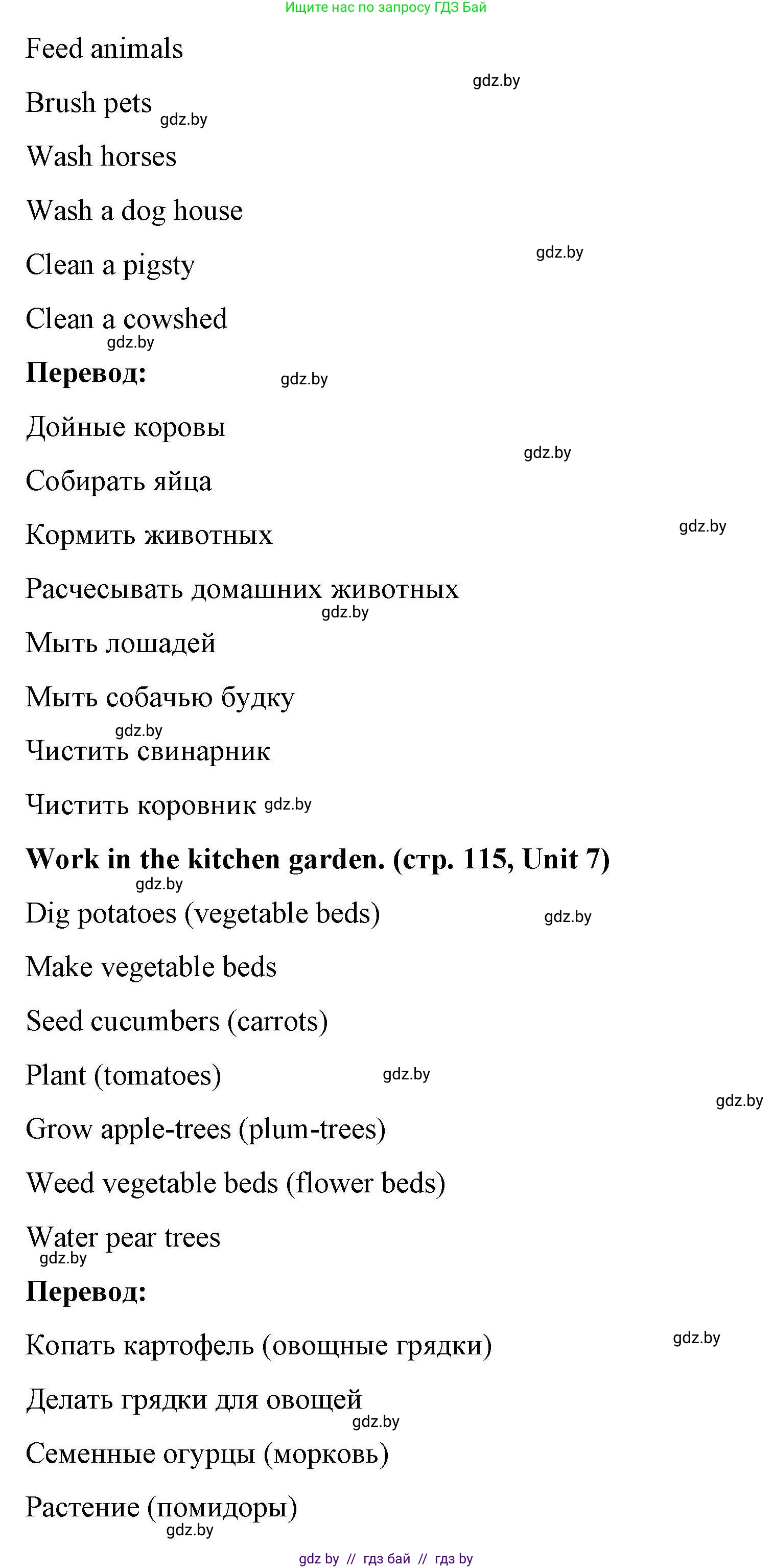 Английский язык (english), 5 класс Рабочая тетрадь (workbook), авторы: Лапицкая Людмила Михайловна (Lapitskaya Ludmila), Калишевич Алла Ивановна, Севрюкова Татьяна Юрьевна, Седунова Наталья Михайловна (Sedunova Natalia), издательство Аверсэв, Минск, 2020, оранжевого цвета, Часть 2, страница 113, Решение (продолжение 2)