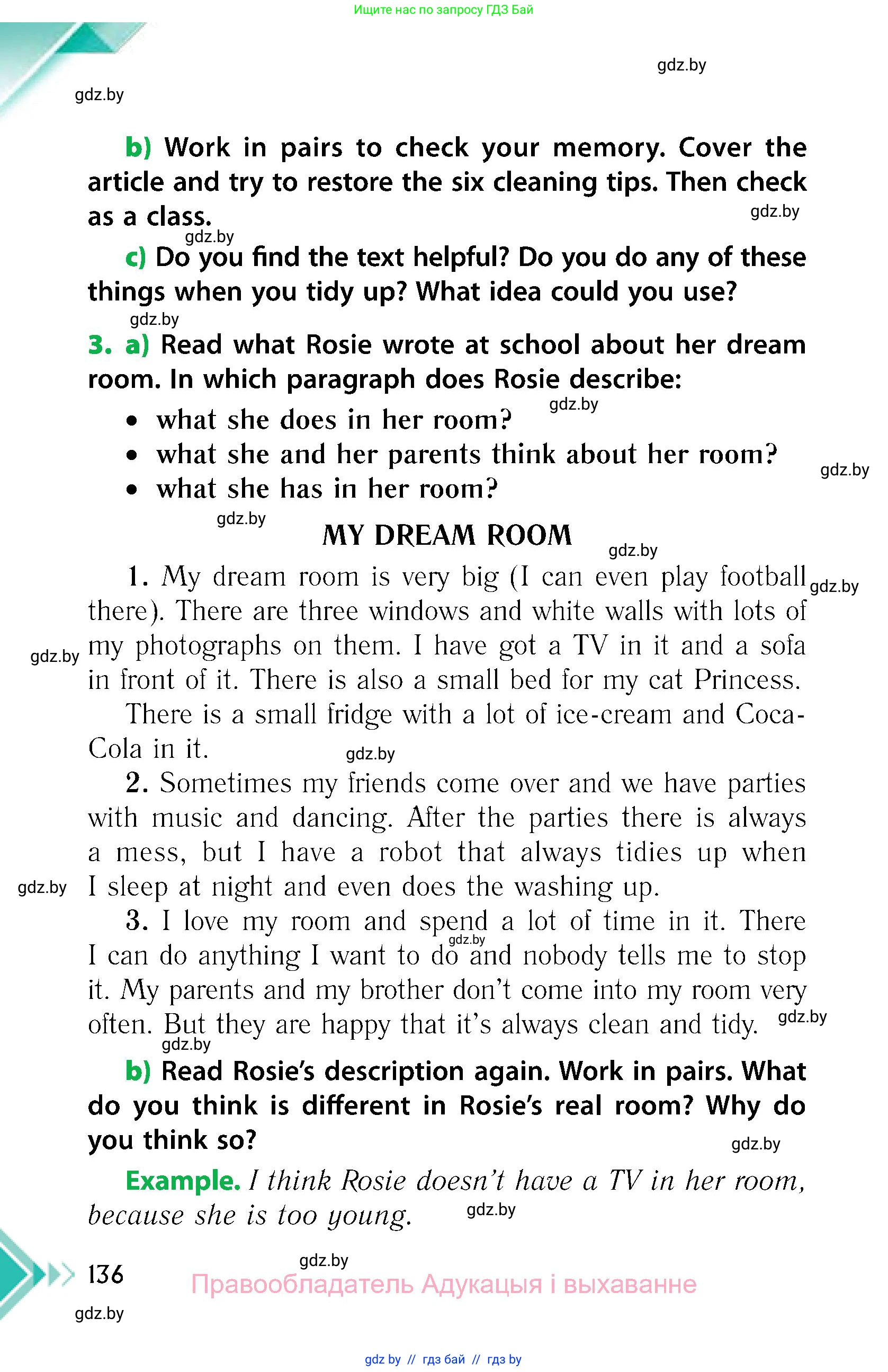 Английский язык (english), 6 класс Учебник, авторы: Юхнель Наталья Валентиновна, Наумова Елена Георгиевна, Малиновская Елена Александровна, издательство Адукацыя i выхаванне, Минск, 2021, страница 136