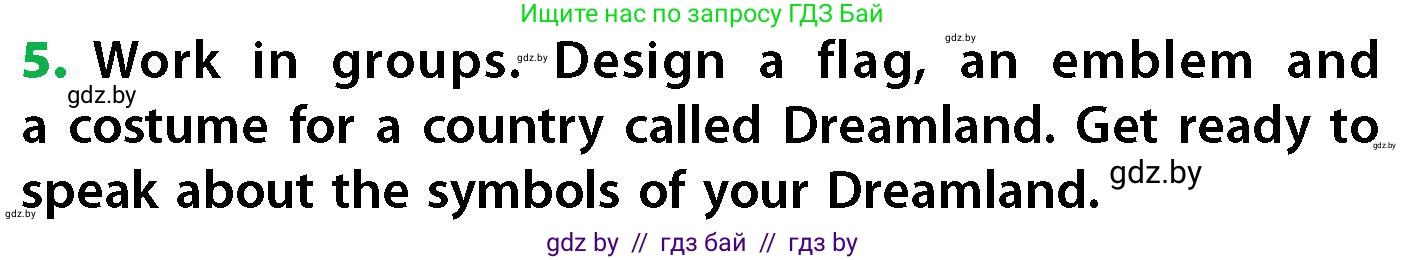 Английский язык (english), 6 класс Учебник, авторы: Юхнель Наталья Валентиновна, Наумова Елена Георгиевна, Малиновская Елена Александровна, издательство Адукацыя i выхаванне, Минск, 2021, страница 62, номер 5, Условие