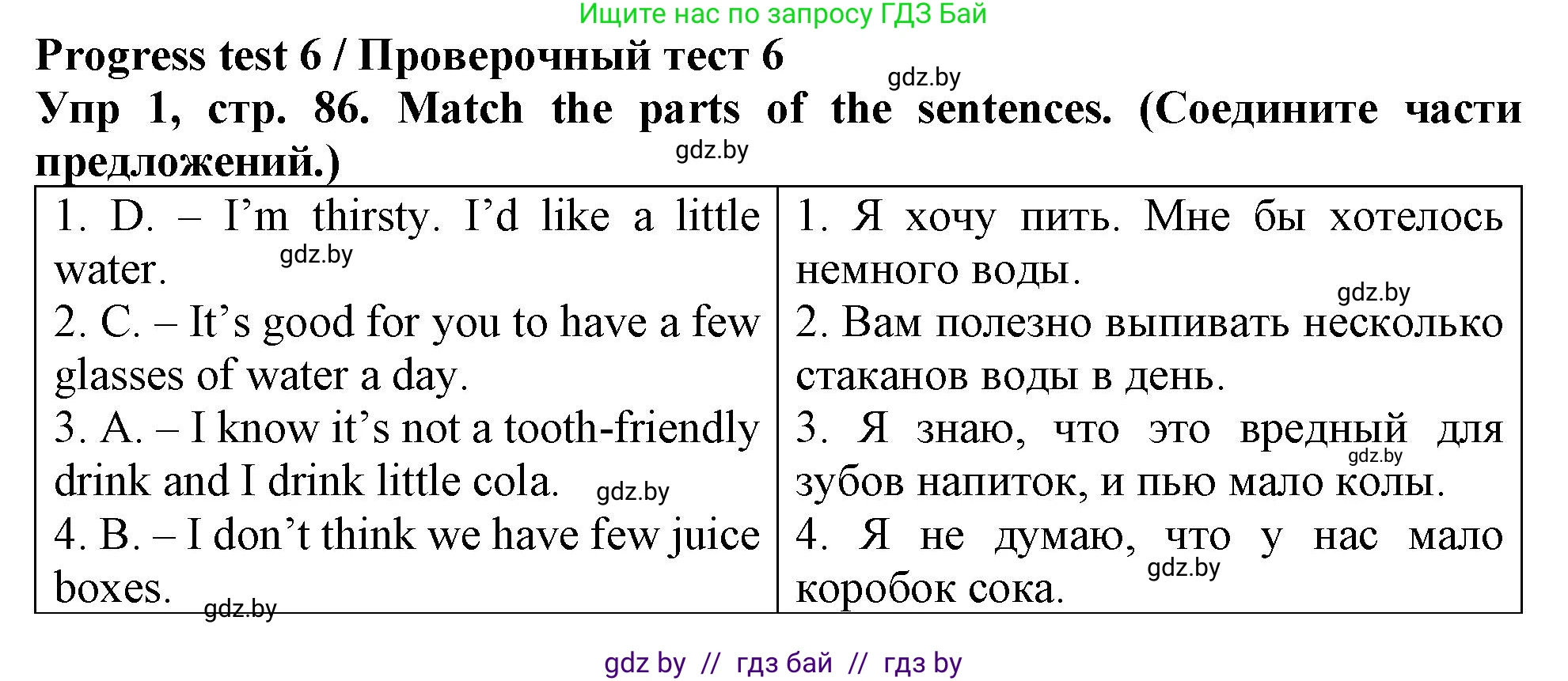 Английский язык (english), 6 класс Тетрадь по грамматике (grammar), авторы: Севрюкова Татьяна Юрьевна, Юхнель Наталья Валентиновна, Бушуева Эдите Владиславовна, издательство Аверсэв, Минск, 2022, зелёного цвета, страница 86, номер 1, Решение