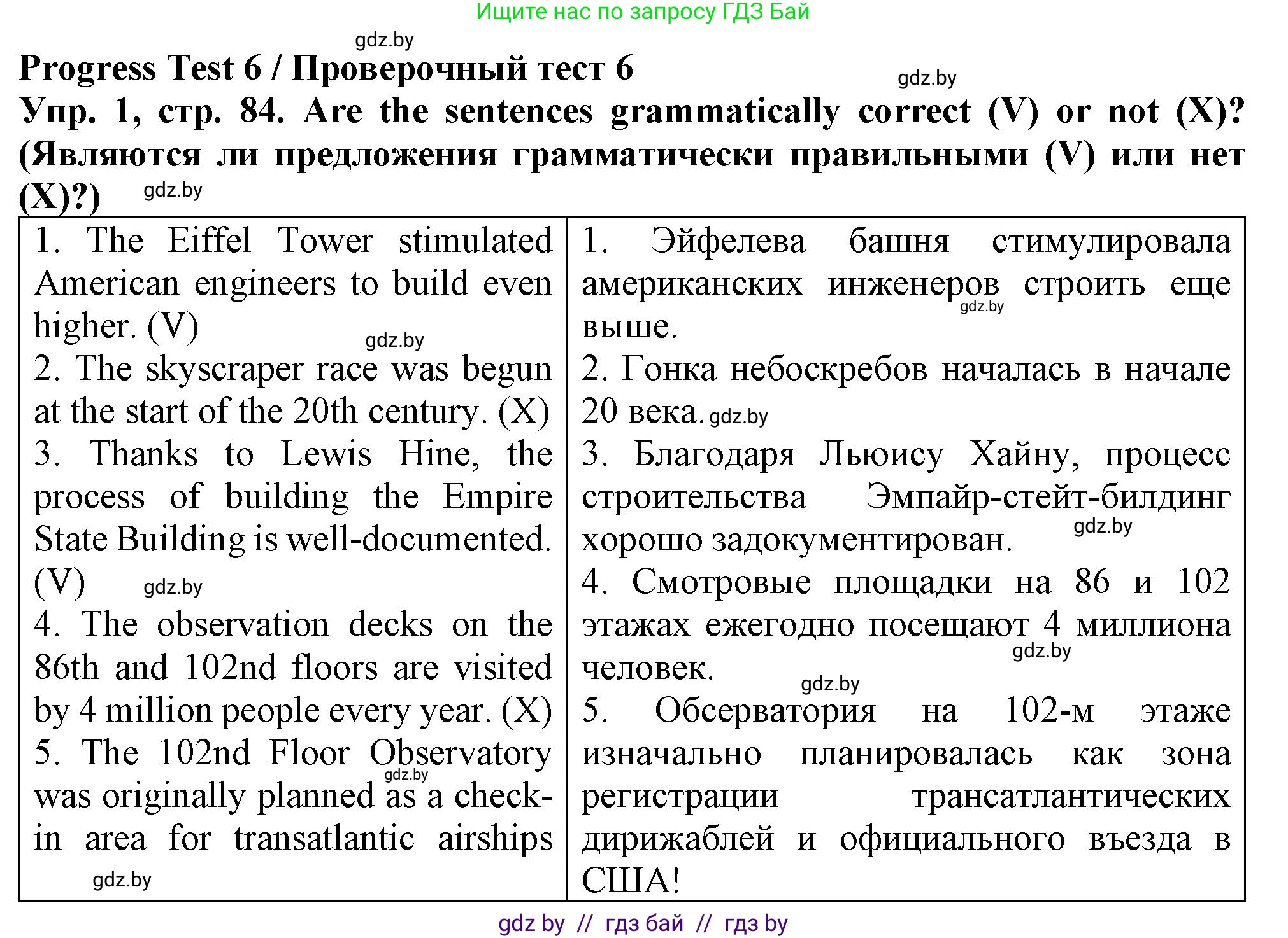 Английский язык (english), 7 класс Тетрадь по грамматике (grammar), авторы: Севрюкова Татьяна Юрьевна, Бушуева Эдите Владиславовна, Юхнель Наталья Валентиновна, издательство Аверсэв, Минск, 2023, страница 84, номер 1, Решение