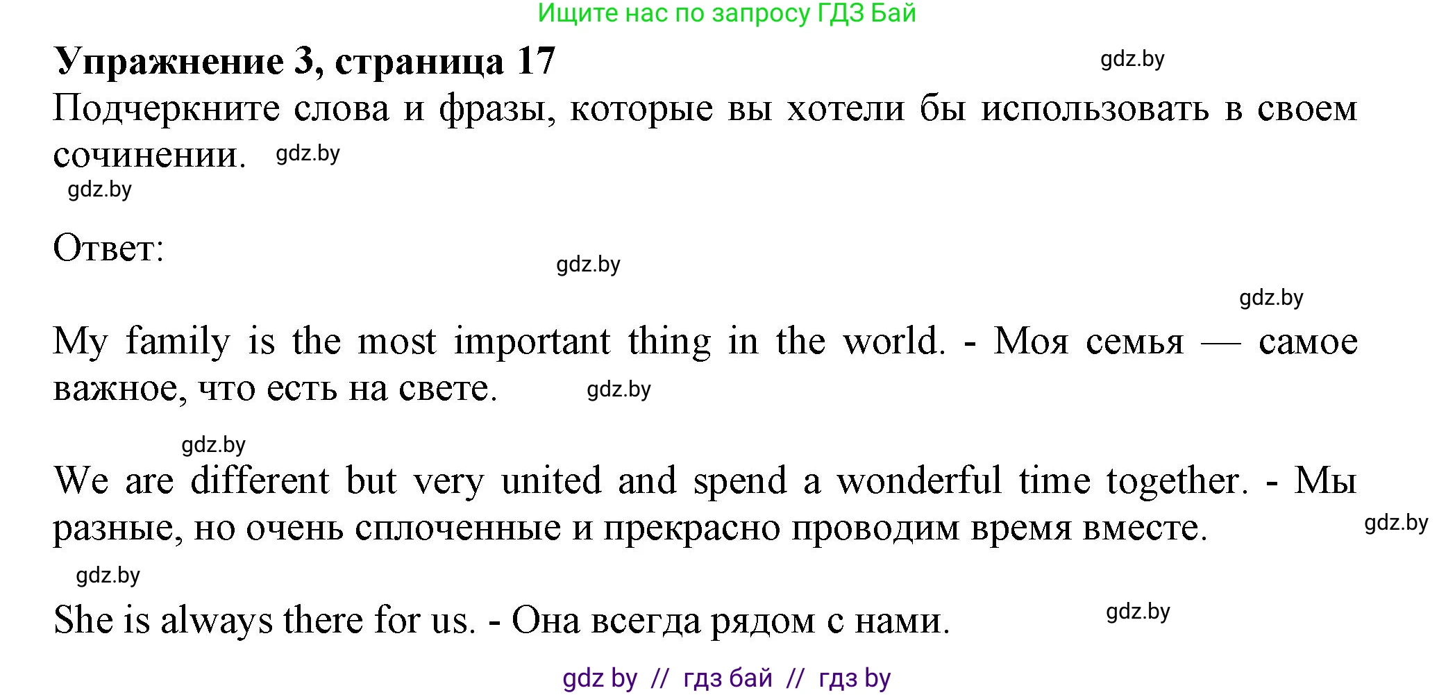 Английский язык (english), 9 класс Рабочая тетрадь (workbook), авторы: Лапицкая Людмила Михайловна (Lapitskaya Ludmila), Демченко Наталья Валентиновна, Волков Андрей Валерьевич, Калишевич Алла Ивановна, Севрюкова Татьяна Юрьевна, Юхнель Наталья Валентиновна, издательство Аверсэв, Минск, 2019, голубого цвета, Часть ( Part) 1, страница 17, номер 3, Решение 2