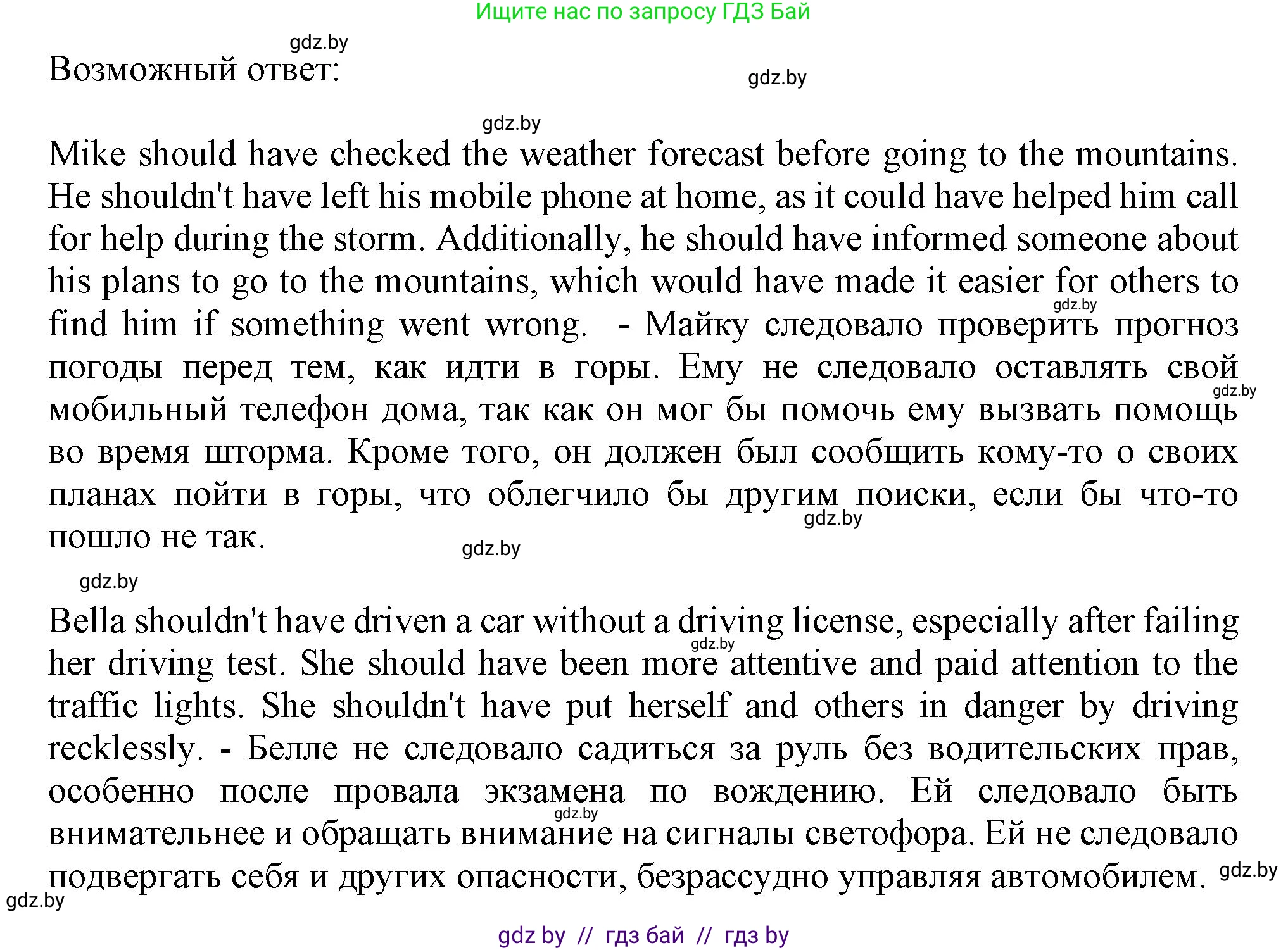 Английский язык (english), 9 класс Рабочая тетрадь (workbook), авторы: Лапицкая Людмила Михайловна (Lapitskaya Ludmila), Демченко Наталья Валентиновна, Волков Андрей Валерьевич, Калишевич Алла Ивановна, Севрюкова Татьяна Юрьевна, Юхнель Наталья Валентиновна, издательство Аверсэв, Минск, 2019, голубого цвета, Часть ( Part) 2, страница 107, номер 4, Решение 2 (продолжение 2)