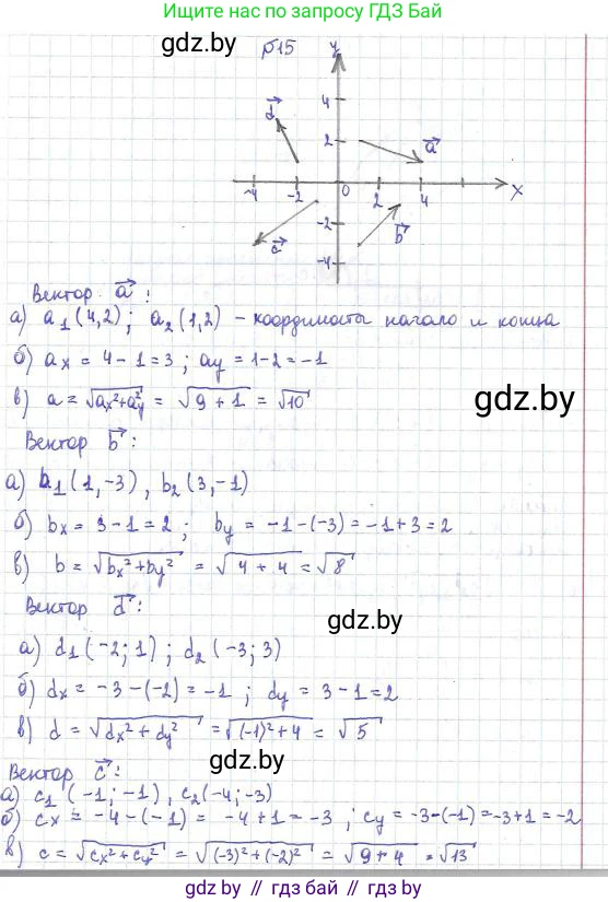 Физика, 9 класс Сборник задач, авторы: Исаченкова Лариса Артёмовна, Дорофейчик Владимир Владимирович, Захаревич Екатерина Васильевна, Пальчик Геннадий Владимирович, издательство Аверсэв, Минск, 2021, страница 13, номер 15, Решение 2