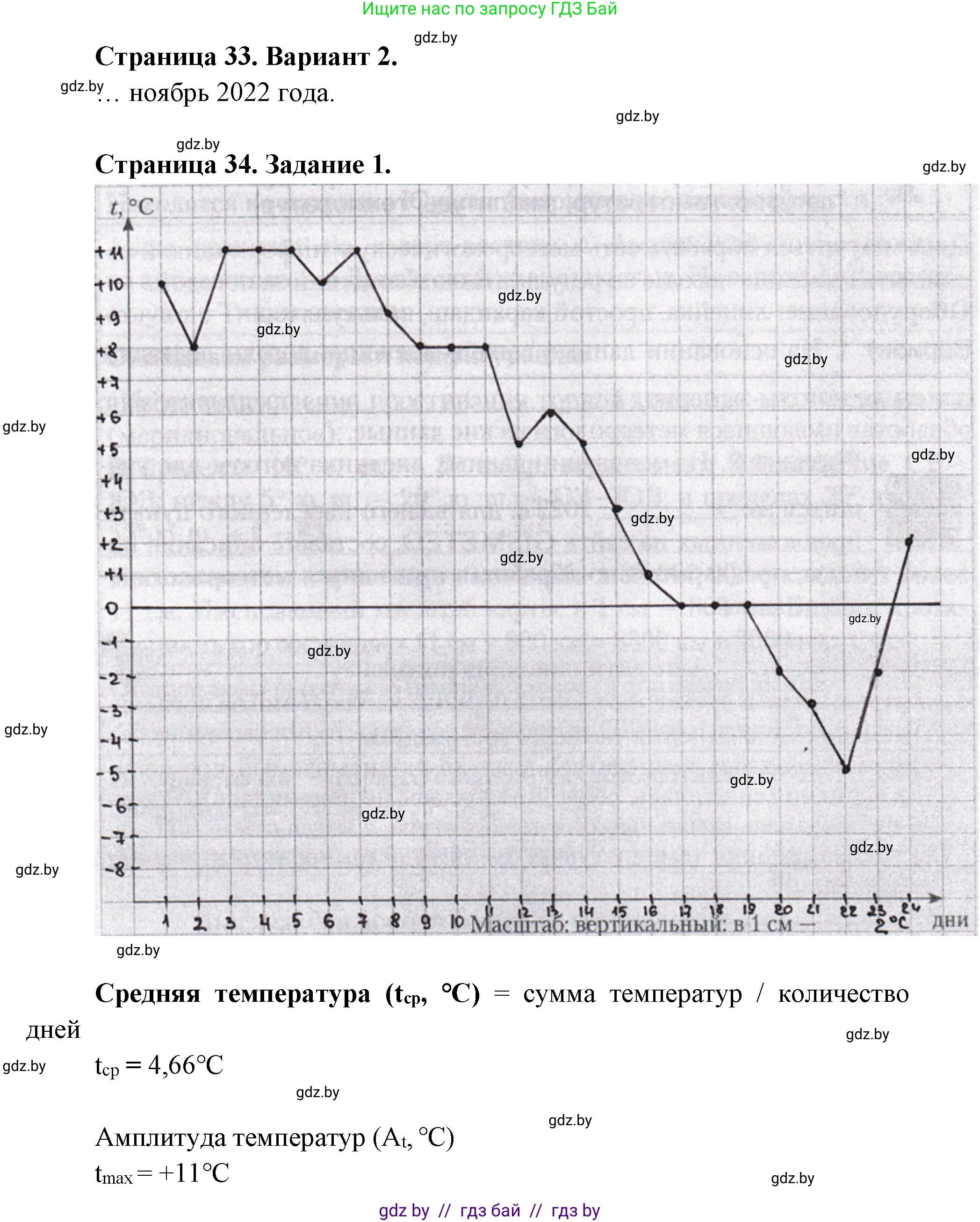 География, 6 класс Тетрадь для практических работ, авторы: Кольмакова Елена Генадьевна, Пикулик Валентина Владимировна, издательство Аверсэв, Минск, 2023, страница 34, номер 1, Решение