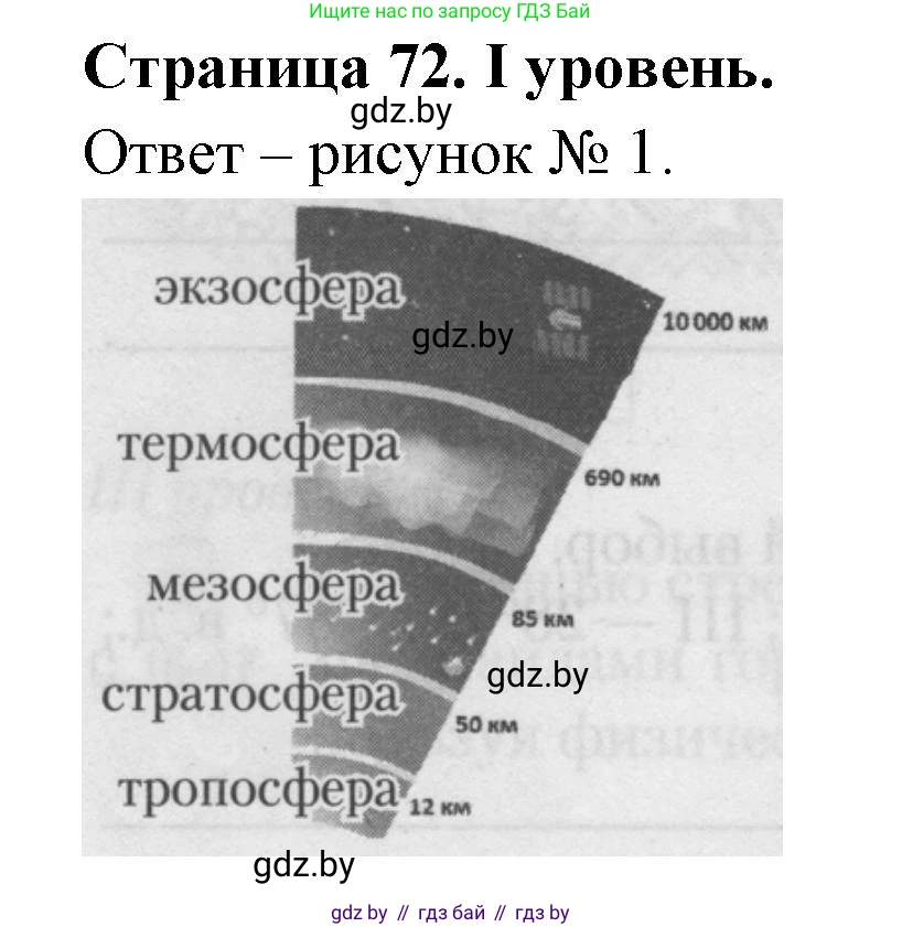 География, 6 класс Тетрадь для практических работ, авторы: Кольмакова Елена Генадьевна, Пикулик Валентина Владимировна, издательство Аверсэв, Минск, 2023, страница 72, Решение