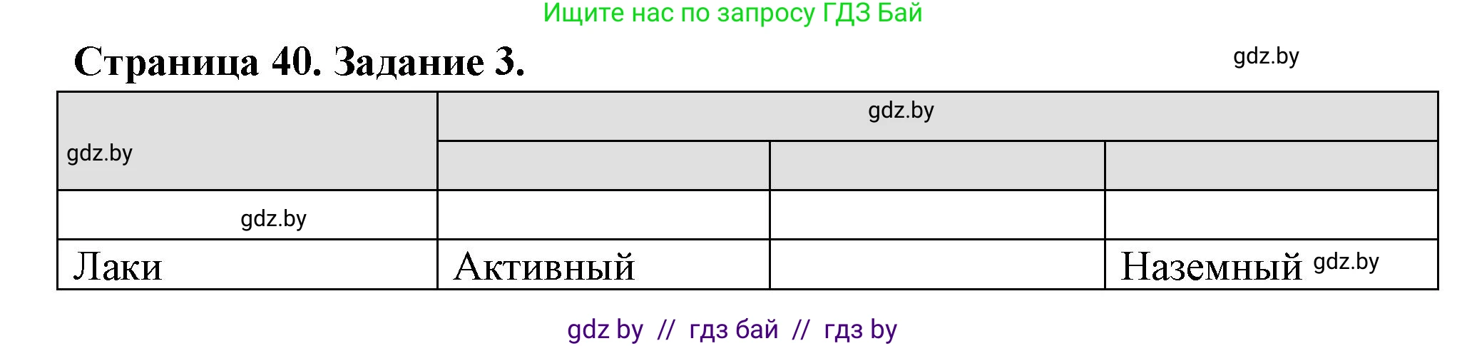 География, 6 класс рабочая тетрадь, авторы: Кольмакова Елена Генадьевна, Пикулик Валентина Владимировна, издательство Аверсэв, Минск, 2022, бирюзового цвета, страница 40, номер 3, Решение