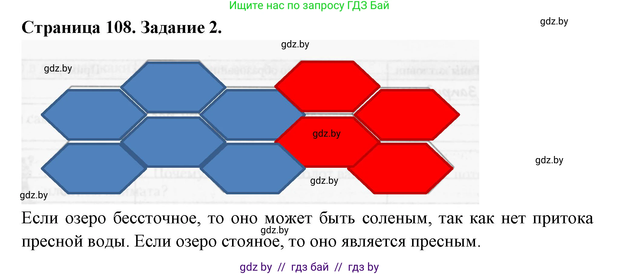 География, 6 класс рабочая тетрадь, авторы: Кольмакова Елена Генадьевна, Пикулик Валентина Владимировна, издательство Аверсэв, Минск, 2022, бирюзового цвета, страница 108, номер 2, Решение