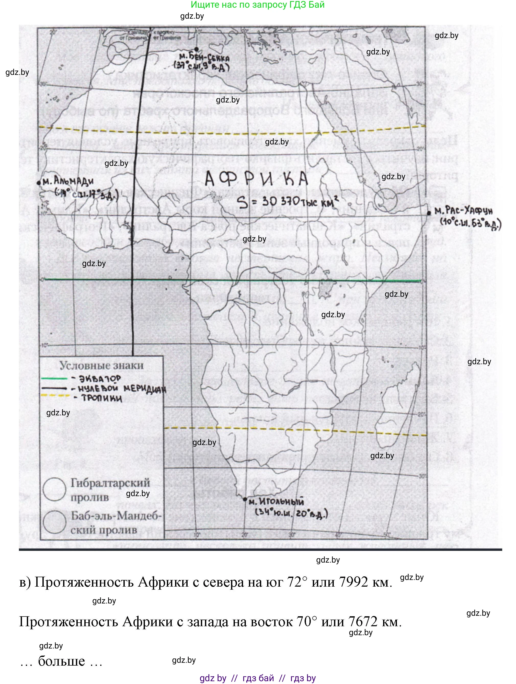География, 7 класс рабочая тетрадь, авторы: Кольмакова Елена Генадьевна, Сарычева Ольга Владимировна, издательство Аверсэв, Минск, 2024, голубого цвета, страница 7, номер 2, Решение (продолжение 3)