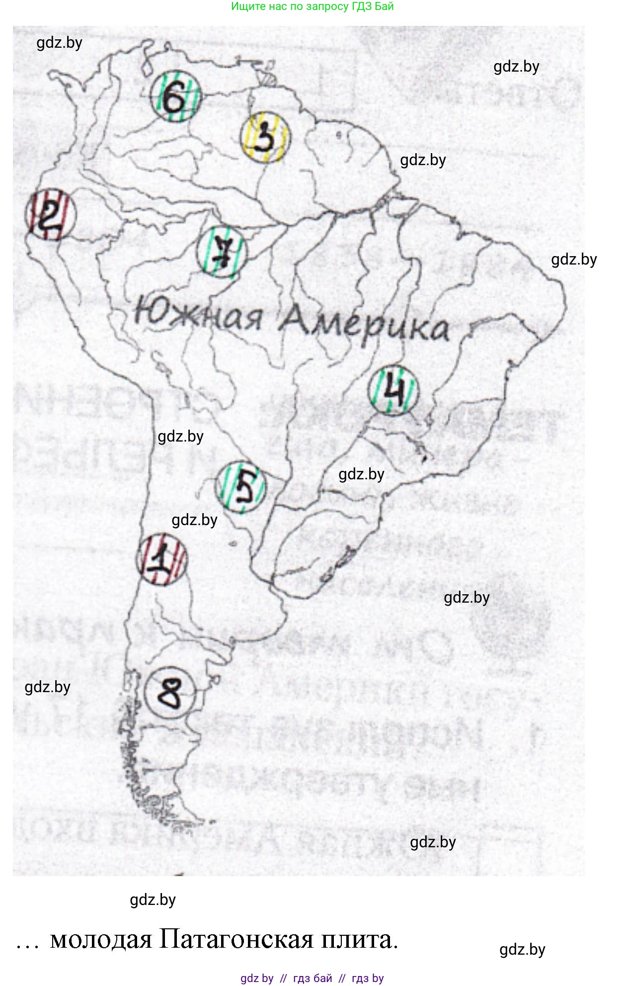 География, 7 класс рабочая тетрадь, авторы: Кольмакова Елена Генадьевна, Сарычева Ольга Владимировна, Тарасенок Елена Николаевна, издательство Аверсэв, Минск, 2024, страница 58, номер 3, Решение