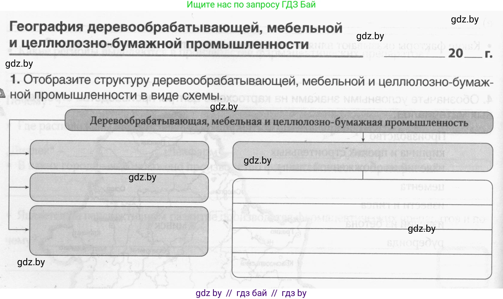 География, 9 класс рабочая тетрадь, авторы: Брилевский Михаил Николаевич, Климович Алеся Владимировна, издательство Белкартография, Минск, 2021, бирюзового цвета, страница 84, номер 1, Условие