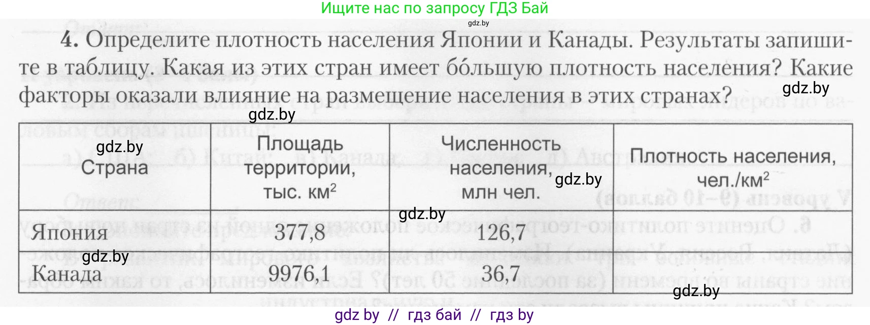 География, 10 класс тетрадь для практических и самостоятельных работ, автор: Метельский Юрий Михайлович, издательство Сэр-Вит, Минск, 2020, салатового цвета, страница 19, номер 4, Условие