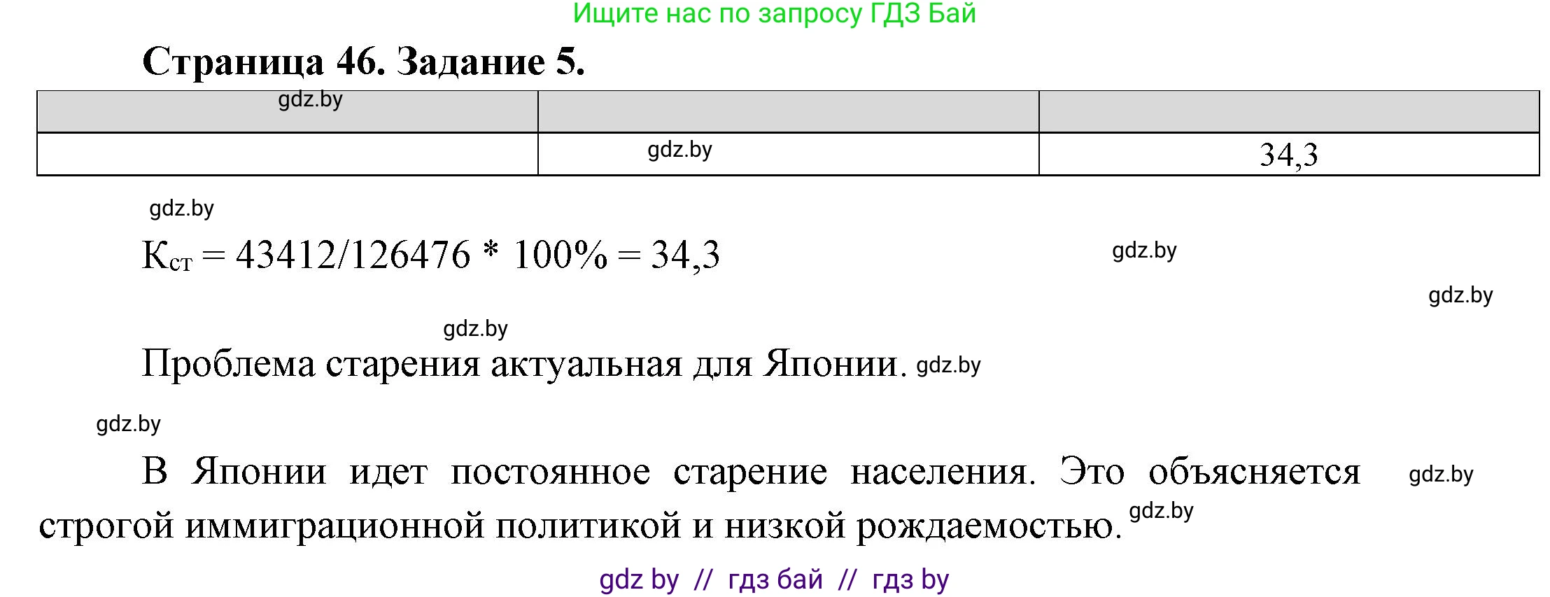 География, 11 класс Тетрадь для практических работ и индивидуальных заданий, авторы: Витченко Александр Николаевич, Антипова Екатерина Анатольевна, Станкевич Наталья Григорьевна, издательство Аверсэв, Минск, 2022, страница 46, номер 5*, Решение