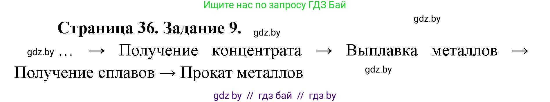 География, 8 класс Тетрадь для практических работ и индивидуальных заданий, авторы: Витченко Александр Николаевич, Антипова Екатерина Анатольевна, Станкевич Наталья Григорьевна, издательство Аверсэв, Минск, 2024, страница 36, номер 9, Решение