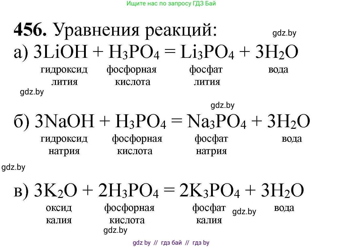 Химия, 9 класс Сборник задач, авторы: Хвалюк Виктор Николаевич, Резяпкин Виктор Ильич, издательство Адукацыя i выхаванне, Минск, 2020, салатового цвета, страница 89, номер 456, Решение