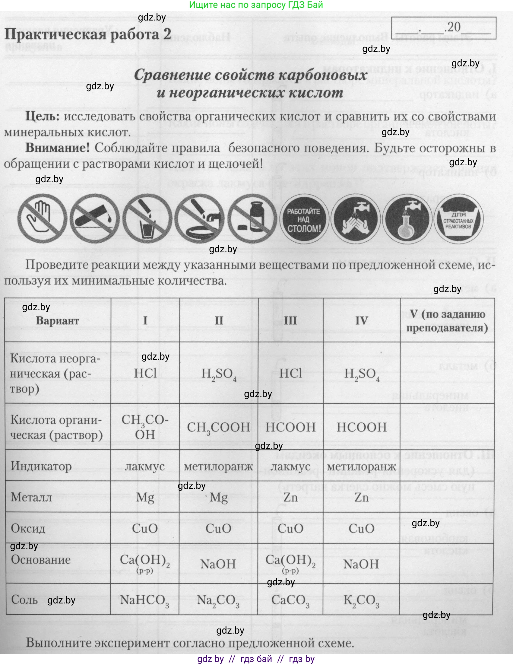 Химия, 10 класс Тетрадь для практических работ, автор: Борушко Ирина Ивановна, издательство Сэр-Вит, Минск, 2021, розового цвета, Часть 1, страница 11, номер 2, Условие