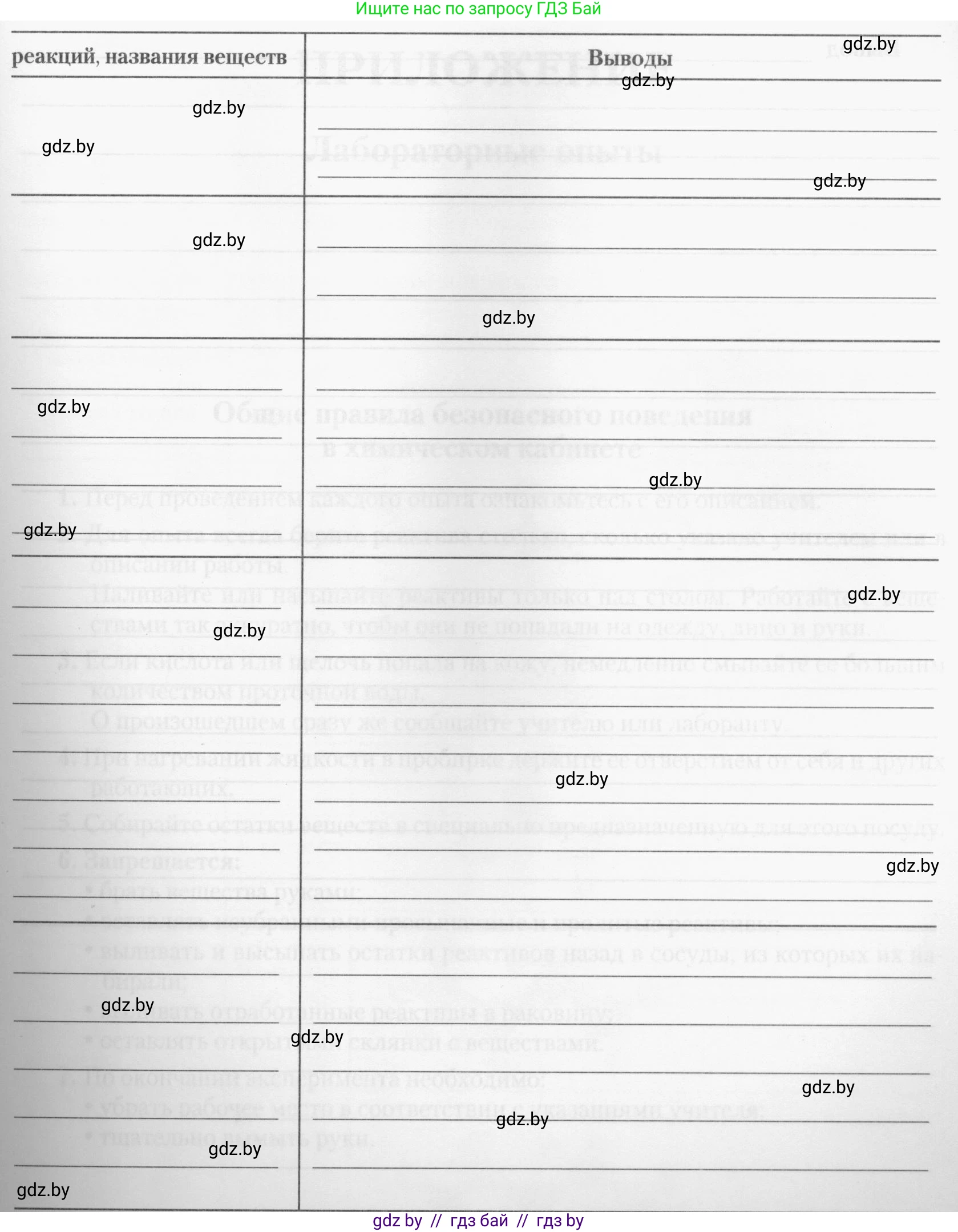 Химия, 10 класс Тетрадь для практических работ, автор: Борушко Ирина Ивановна, издательство Сэр-Вит, Минск, 2020, голубого цвета, Часть 1, страница 17, номер 1, Условия (продолжение 3)