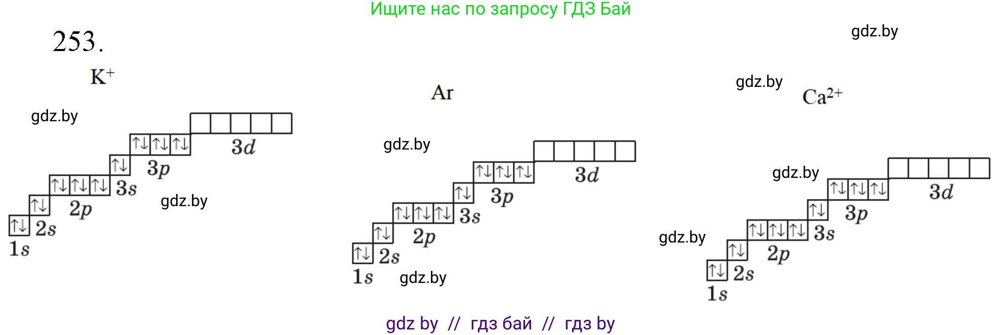 Химия, 11 класс Сборник задач, авторы: Хвалюк Виктор Николаевич, Резяпкин Виктор Ильич, издательство Адукацыя i выхаванне, Минск, 2023, зелёного цвета, страница 43, номер 253, Решение