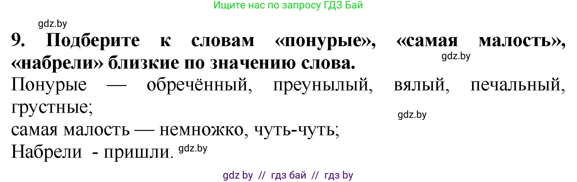 Литературное чтение, 2 класс Учебник, авторы: Воропаева Валентина Степановна, Куцанова Татьяна Степановна, издательство Национальный институт образования, Минск, 2022, голубого цвета, Часть 1, страница 39, номер 9, Решение
