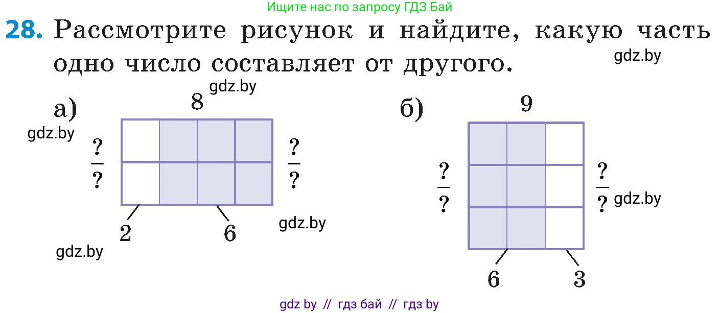 Математика, 5 класс Сборник задач, авторы: Пирютко Ольга Николаевна, Терешко Оксана Александровна, Герасимов Валерий Дмитриевич, издательство Адукацыя i выхаванне, Минск, 2019, белого цвета, страница 103, номер 28, Условие
